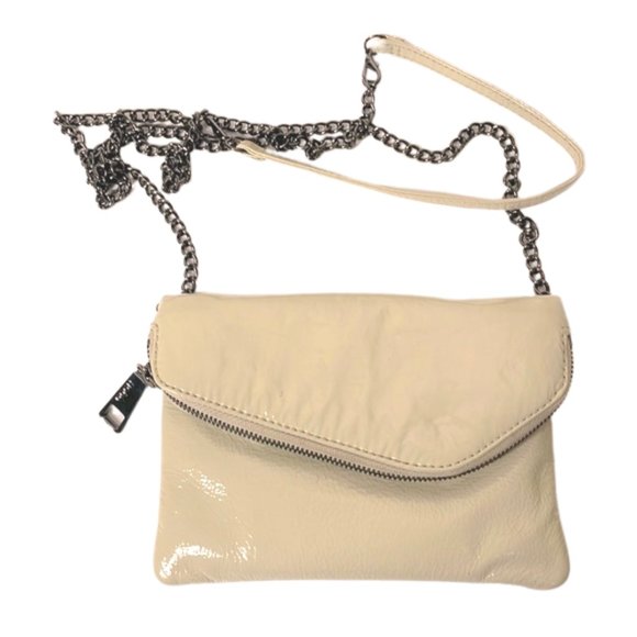 HOBO Handbags - HOBO International crossbody purse patent leather fold over magnet & zipper bag